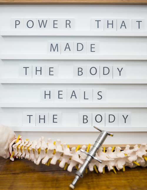 power that made the body heals the body